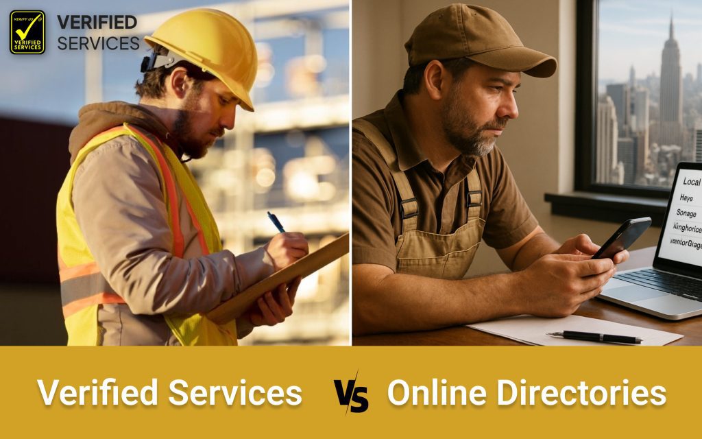 Verified Services vs. Online directories